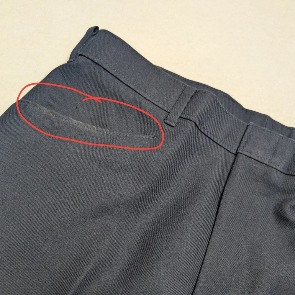 Vintage Levis Action Slacks Trousers Mens 36x33  Straight Leg Dress Pants